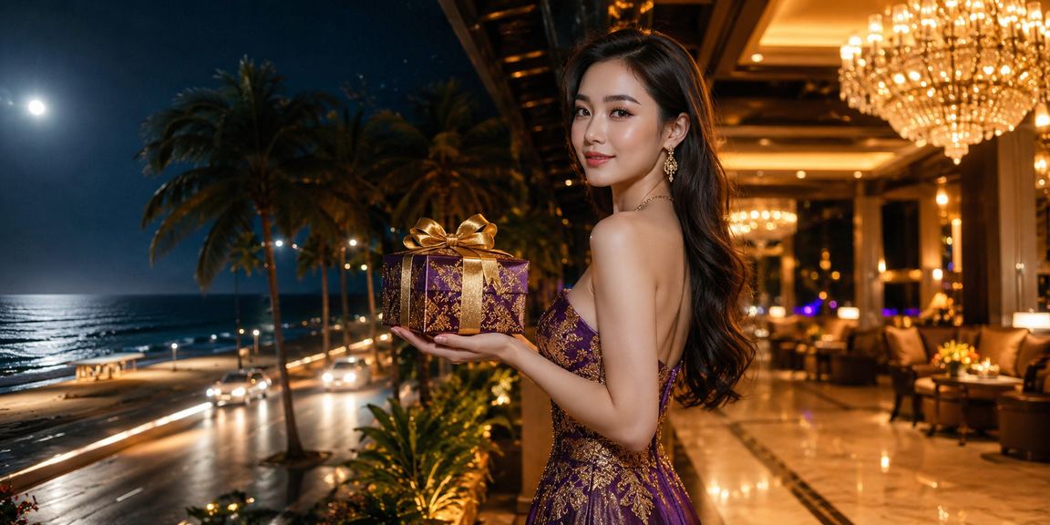 Người dùng Mũi Né xem tỷ lệ trận đấu trên điện thoại trong không gian biển